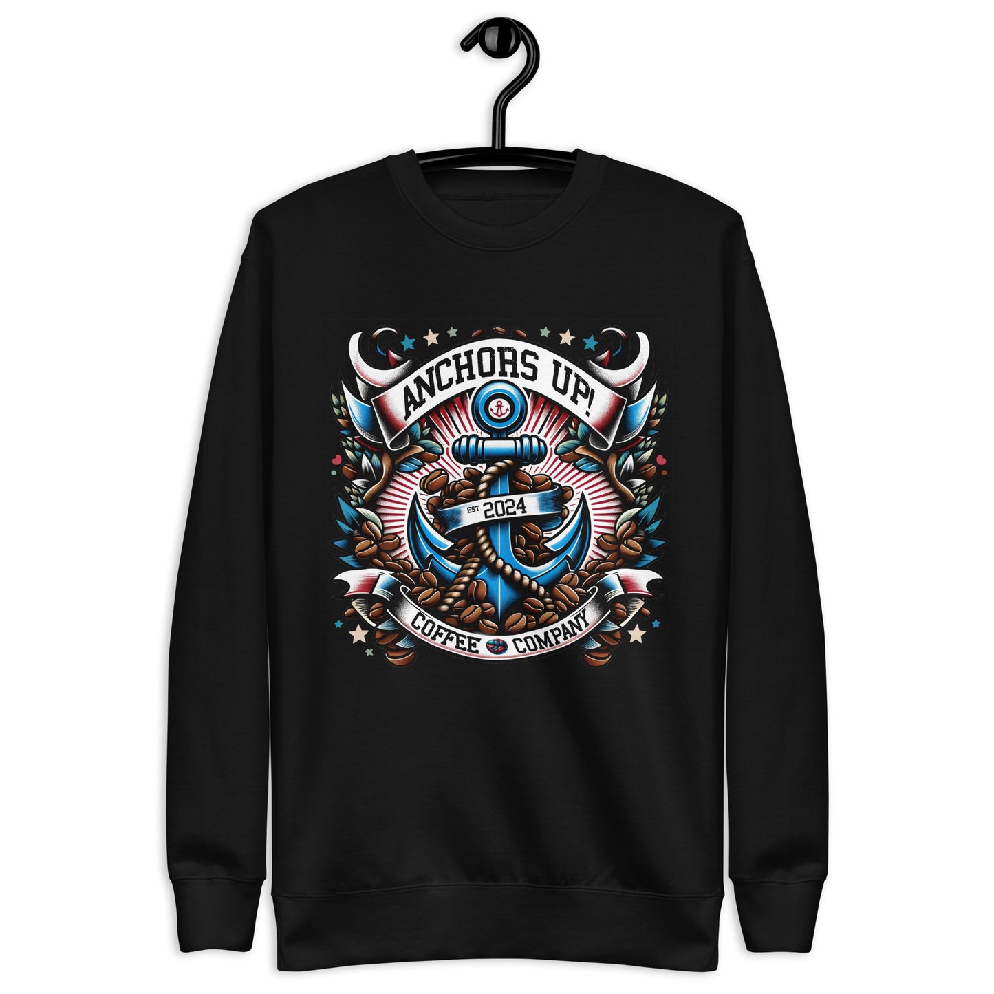 Anchors Up! Classic Logo Crew Neck Sweatshirt